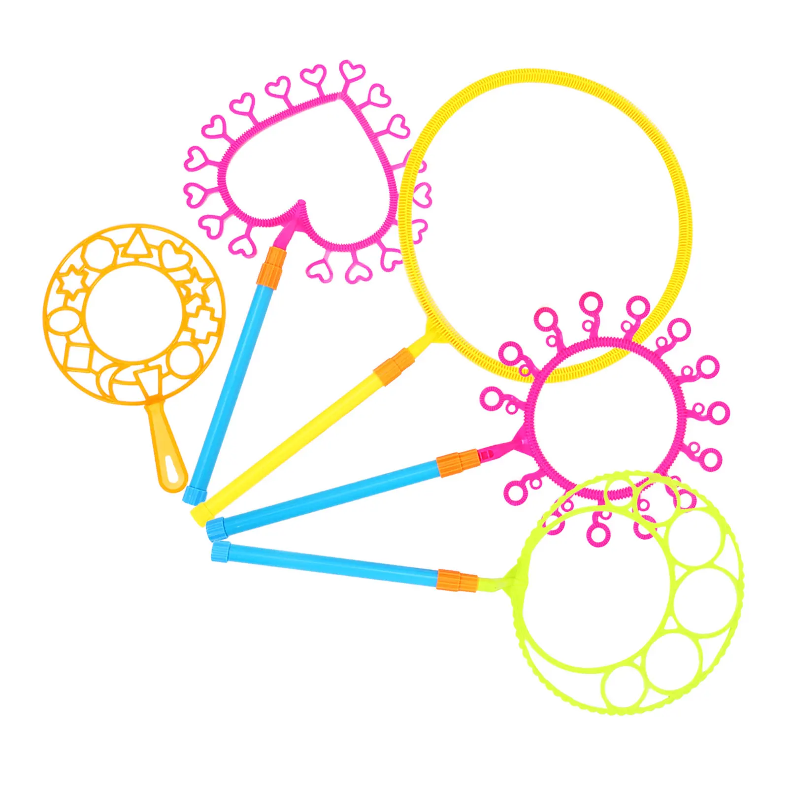 5Pcs Colorful Bubble Wand Set Outdoor Kids Bubbles Maker Party Favors Bubble Blowing Maker Party Favors
5Pcs Colorful Bubble Wand Set Outdoor Kids Bubbles Maker Party Favors Bubble Blowing Maker Party Favors