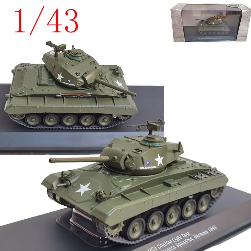 IXO Diecast 1/43 Scale M24 Chaffee Light Tank 1945 Alloy Hull and Plastic Accessories Alloy Tank Model Toys for Boys Gift
IXO Diecast 1/43 Scale M24 Chaffee Light Tank 1945 Alloy Hull and Plastic Accessories Alloy Tank Model Toys for Boys Gift