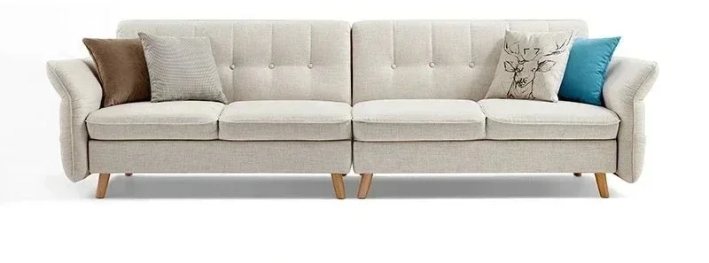 Y1 style Simple straight row fabric sofa bed small apartment living room folding furniture
Y1 style Simple straight row fabric sofa bed small apartment living room folding furniture