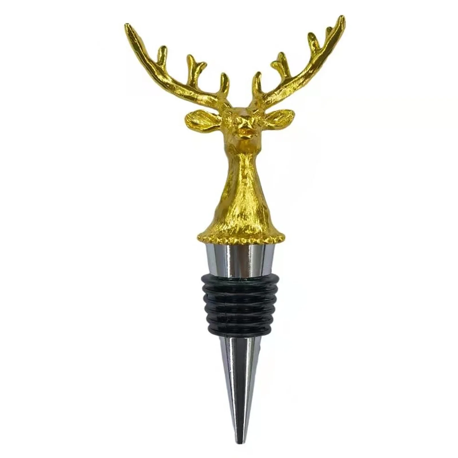 Red Wine Bottle Stopper Deer Head For Kitchen Safe Zinc Alloy Accessories Bar Tools Corks Trolleys Replacement
Red Wine Bottle Stopper Deer Head For Kitchen Safe Zinc Alloy Accessories Bar Tools Corks Trolleys Replacement