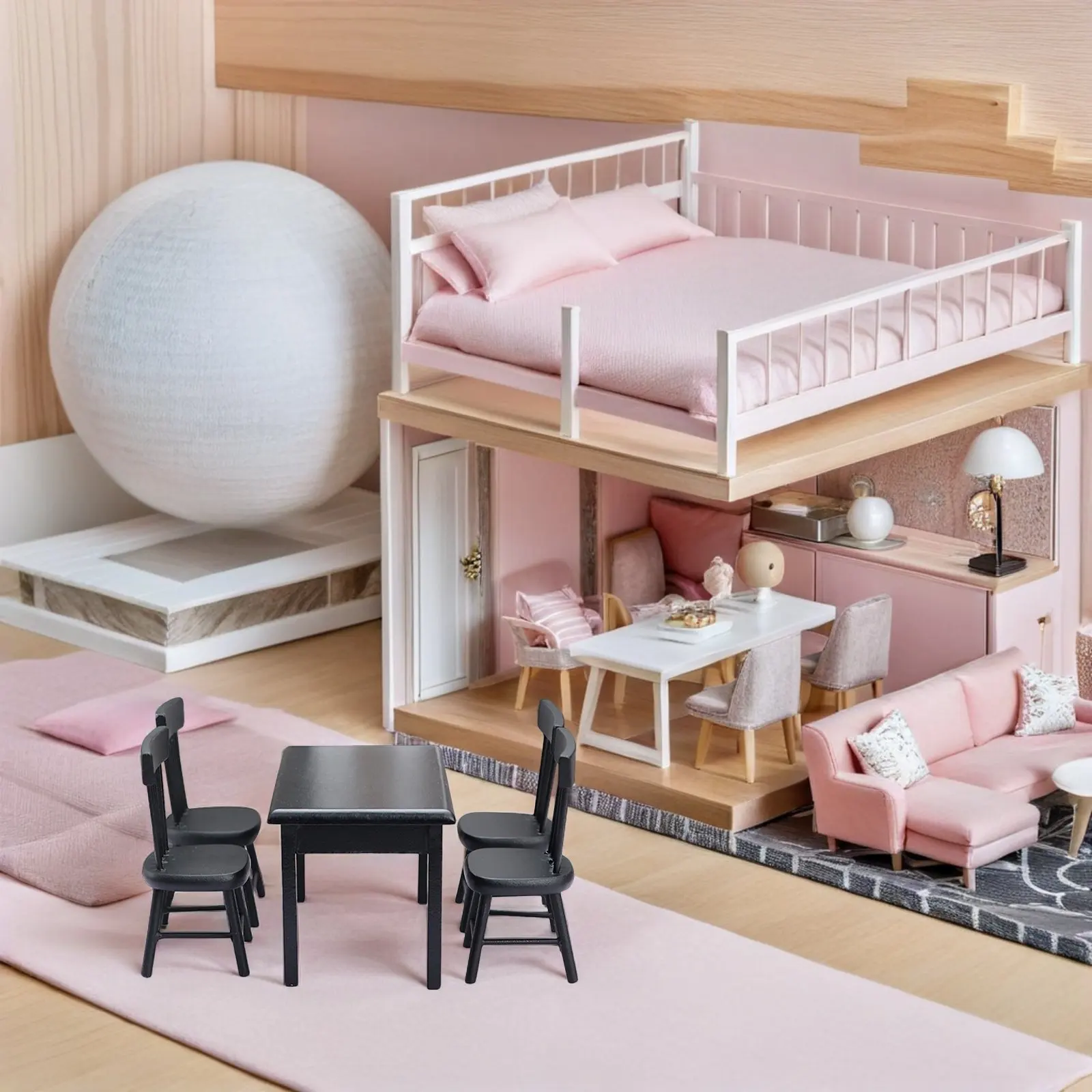 5Pcs Miniature Table Chair Set Miniature Garden Furniture Ornament Creative DIY Micro Landscape Decoration for Kids
5Pcs Miniature Table Chair Set Miniature Garden Furniture Ornament Creative DIY Micro Landscape Decoration for Kids