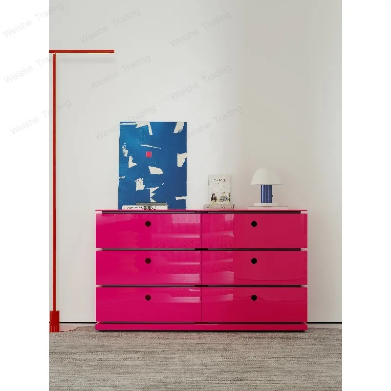 Entrance cabinet Italian minimalist chest cabinet light luxury high-end living room, art locker
Entrance cabinet Italian minimalist chest cabinet light luxury high-end living room, art locker