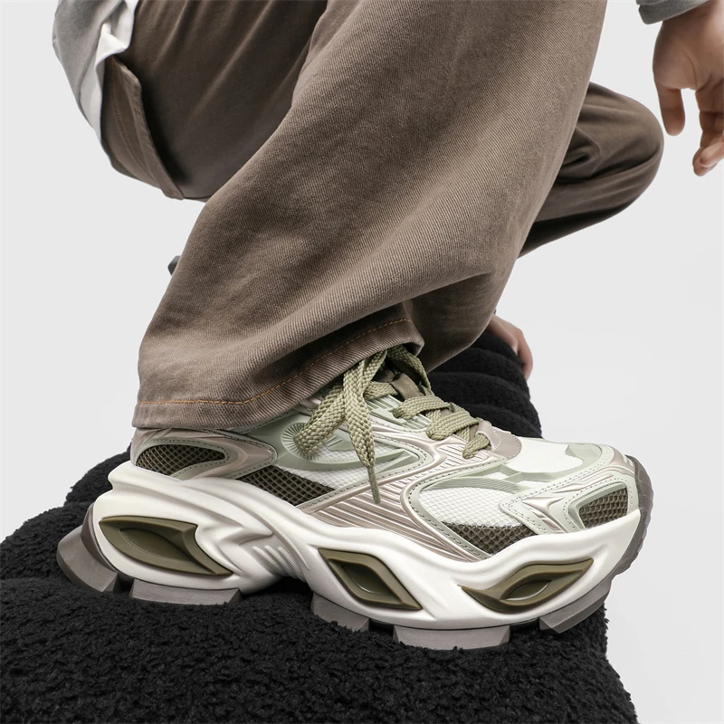 Men's Shoes 2025 New Autumn Trendy Brand Torre Men's Thick Sole Increased Casual Flow Reflective Sports Running Trendy Shoes
Men's Shoes 2025 New Autumn Trendy Brand Torre Men's Thick Sole Increased Casual Flow Reflective Sports Running Trendy Shoes