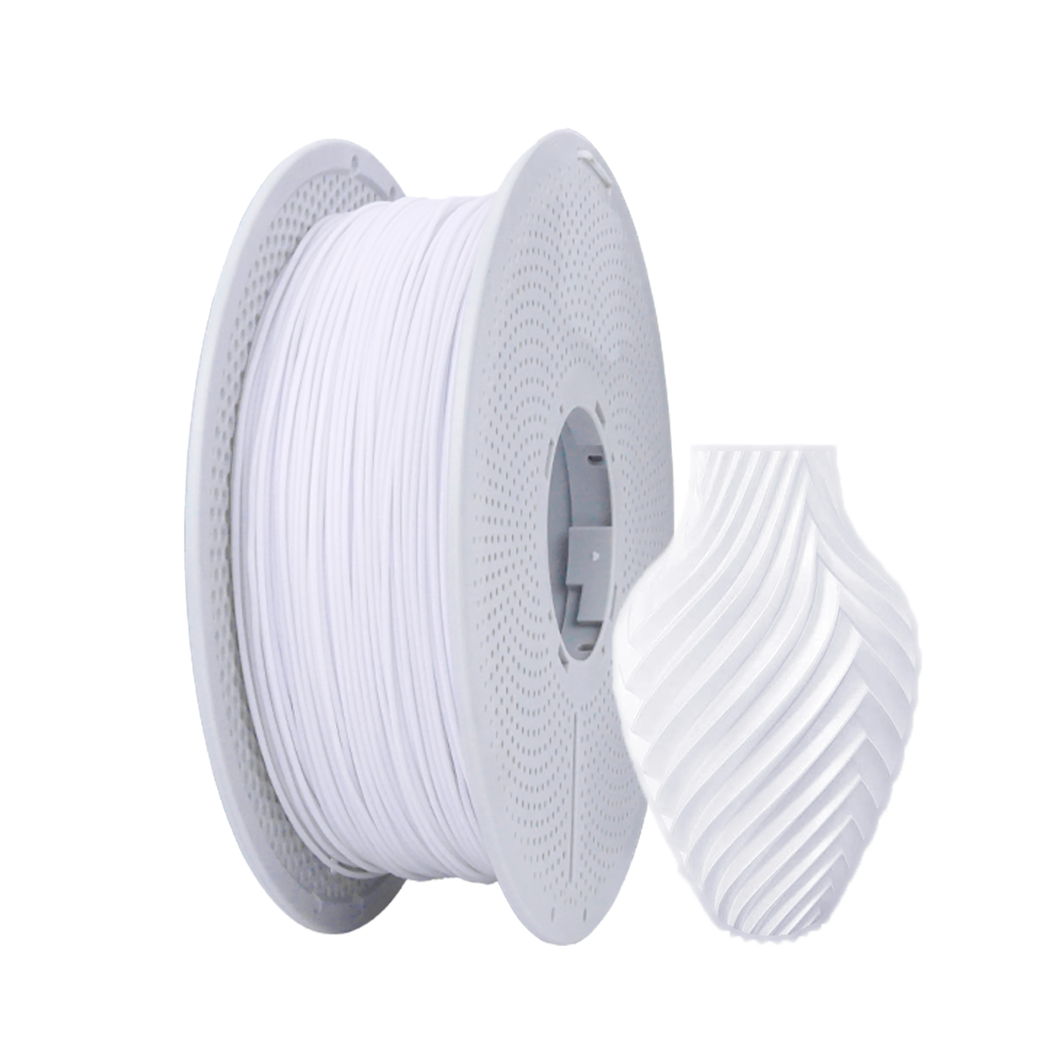 TPU White 1KG 3D Printer Filament, 1.75mm, 1KG White, 2.2LBS Spool+/-0.03mm Accuracy, 95A TPU 1KG White
TPU White 1KG 3D Printer Filament, 1.75mm, 1KG White, 2.2LBS Spool+/-0.03mm Accuracy, 95A TPU 1KG White