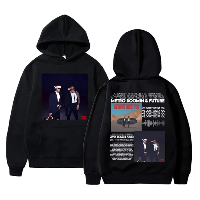 Rapper Metro Boomin and Future We Don't Trust You Album Print Hoodie Men Hip Hop Casual Sweatshirt Male Loose Oversized Hoodies
Rapper Metro Boomin and Future We Don't Trust You Album Print Hoodie Men Hip Hop Casual Sweatshirt Male Loose Oversized Hoodies