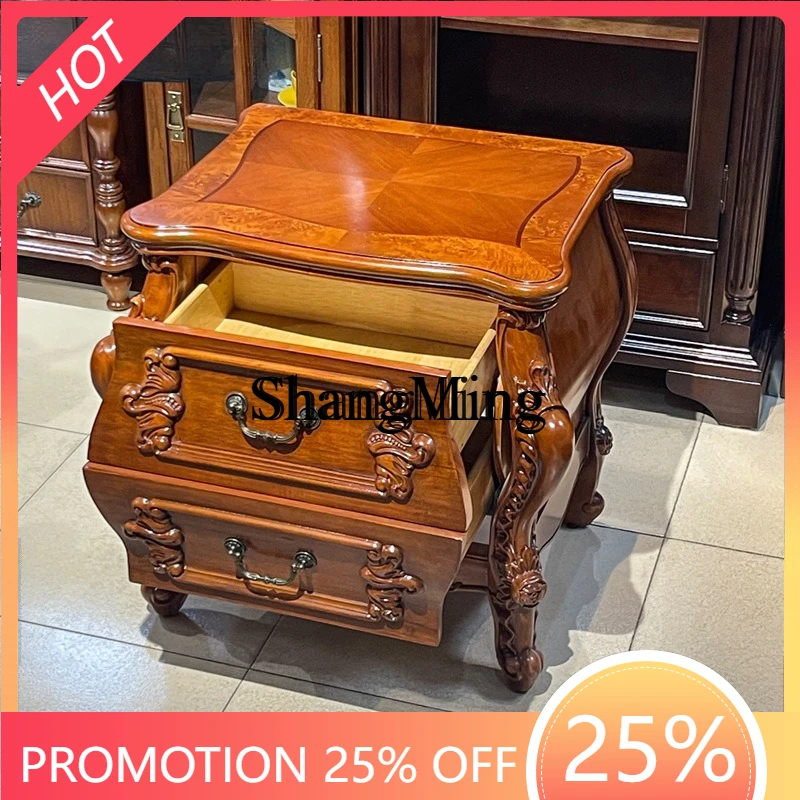 CL retro carved large bedside table bedroom storage chest cabinet integrated cabinet household
CL retro carved large bedside table bedroom storage chest cabinet integrated cabinet household