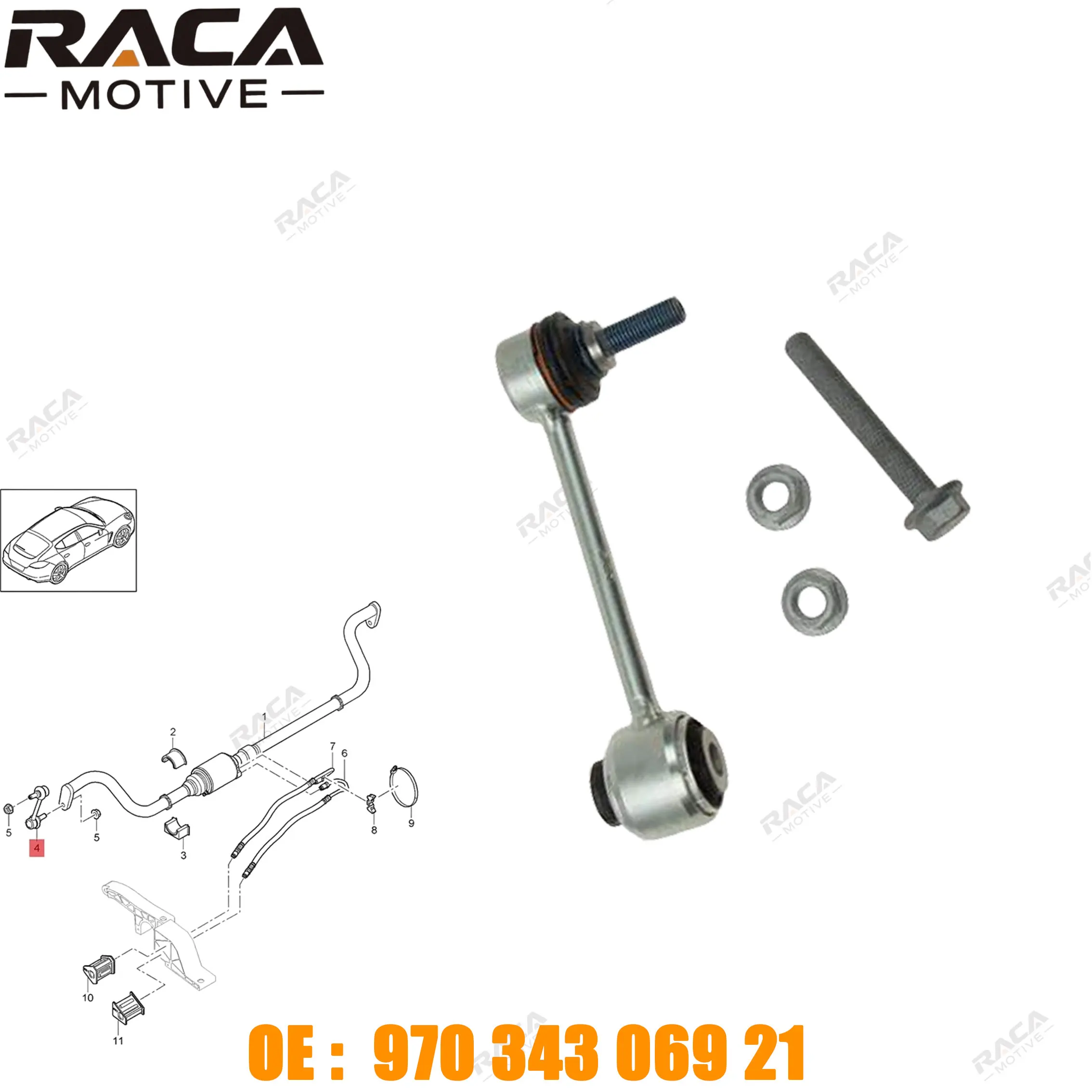 Front Suspension Stabilizer Anti-Roll Connecting Rod for Porsche Paramela (970) 2009-2016 97034306921 97034306922 97034306923
Front Suspension Stabilizer Anti-Roll Connecting Rod for Porsche Paramela (970) 2009-2016 97034306921 97034306922 97034306923