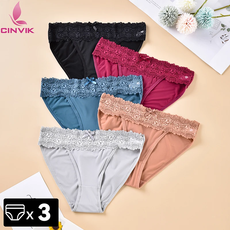 CINVIK 3PCS Women Panties Lingerie Women's Underwear Mid-waist Lingerie Comfort Cheeky Sport Briefs Female Briefs Intimates New
CINVIK 3PCS Women Panties Lingerie Women's Underwear Mid-waist Lingerie Comfort Cheeky Sport Briefs Female Briefs Intimates New