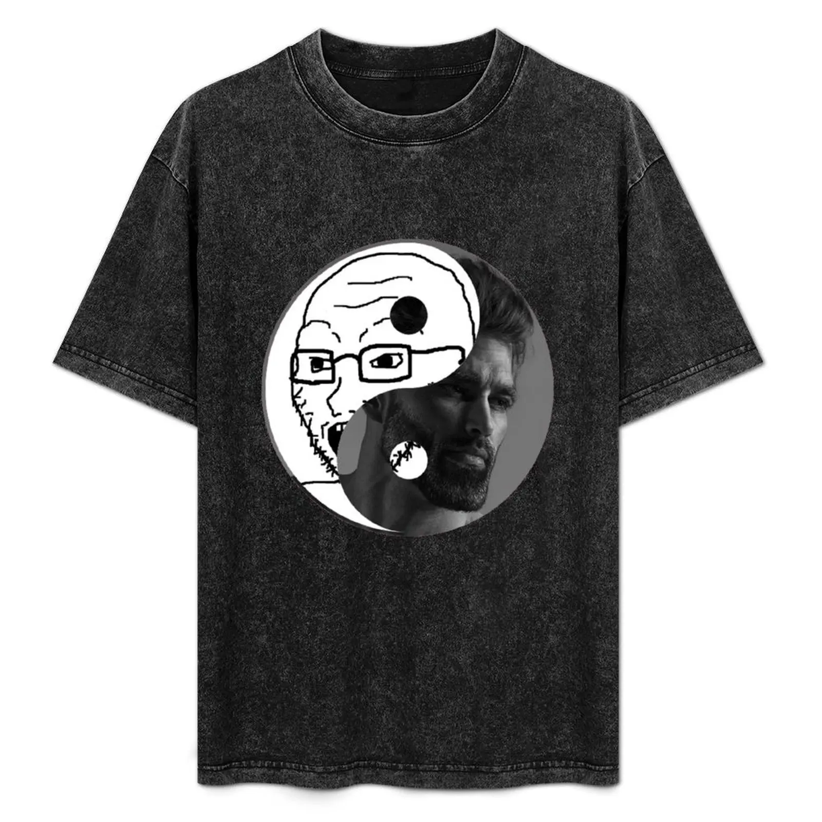 CHAD YIN YANG WOJAK SOY BOY CRINGE DOOMER ZOOMER T-Shirt Plus Size Non-Shrink T-Shirt
CHAD YIN YANG WOJAK SOY BOY CRINGE DOOMER ZOOMER T-Shirt Plus Size Non-Shrink T-Shirt