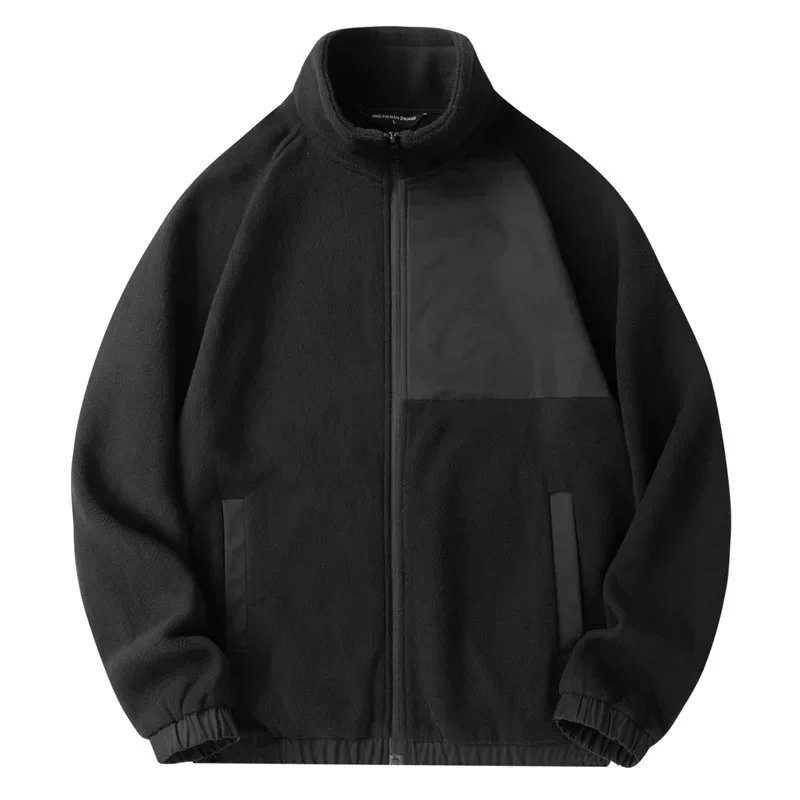Men's Autumn and Winter Fashion Polar Fleece Spell Color Zipper Hoodie Jacket, Double Face Cashmere Thickened Warm Casual Coat
Men's Autumn and Winter Fashion Polar Fleece Spell Color Zipper Hoodie Jacket, Double Face Cashmere Thickened Warm Casual Coat