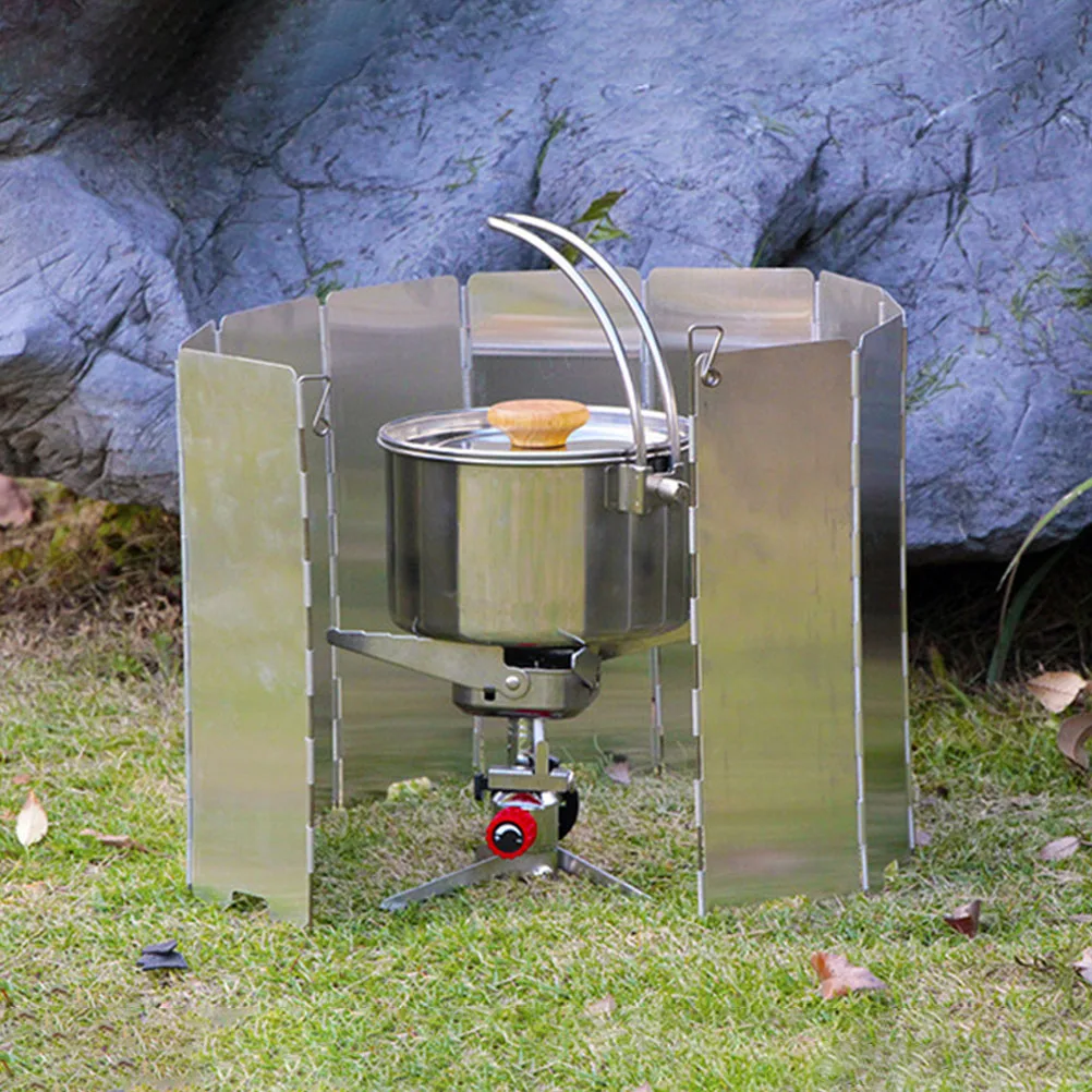 Outdoor Windshield Camp Blocker Camping Accessories Portable Cooking Silver Travel
Outdoor Windshield Camp Blocker Camping Accessories Portable Cooking Silver Travel