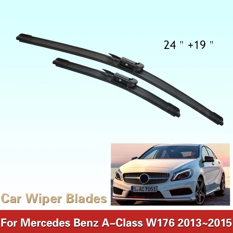 Mercedes Benz A-Class W176 2013~2015 Automotive Wiper Blades Windshield Soft Rubber Wiper Parts A160 A180 A200 A45
Mercedes Benz A-Class W176 2013~2015 Automotive Wiper Blades Windshield Soft Rubber Wiper Parts A160 A180 A200 A45