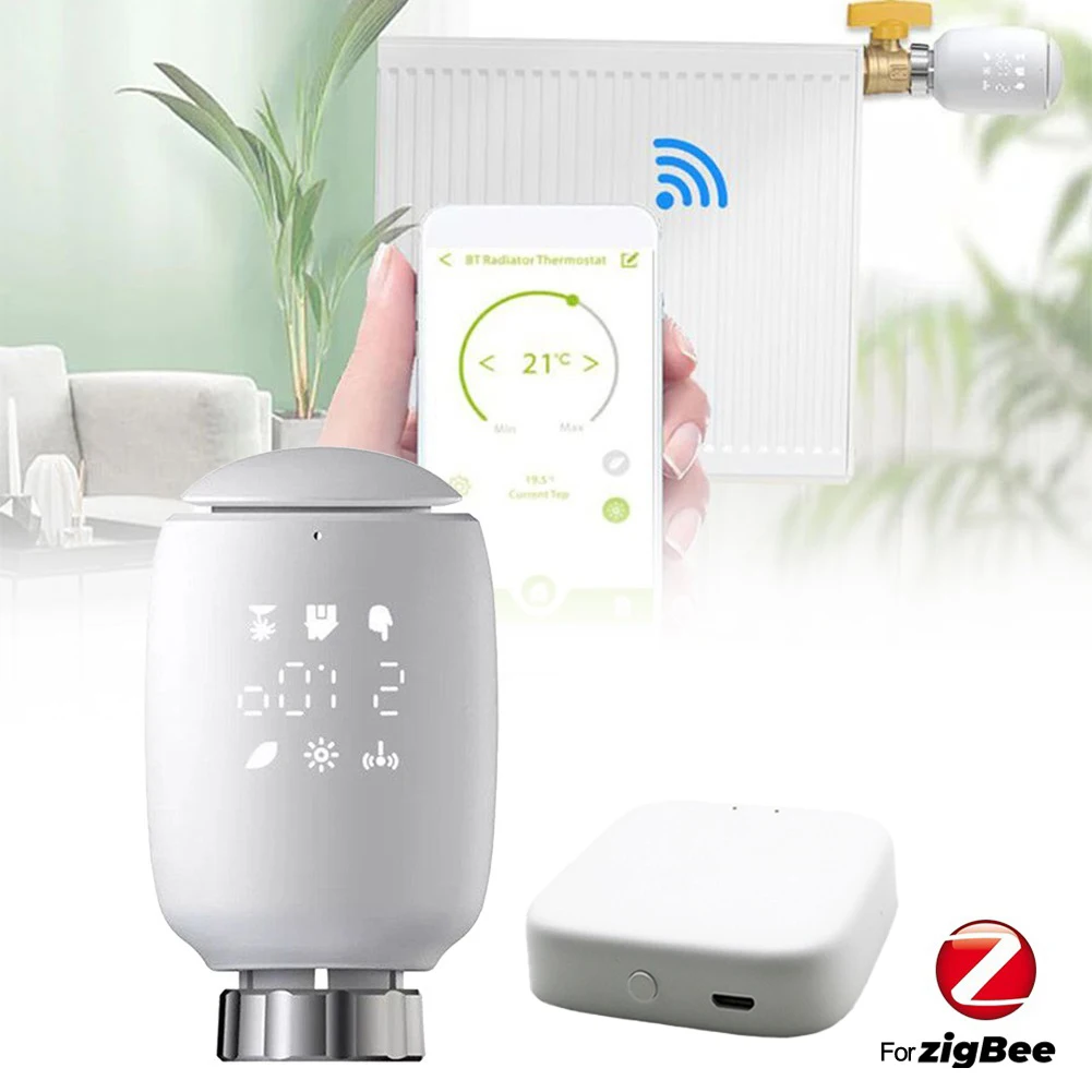 Для T-uya Z-igbee TRV термостат умный привод радиатора клапан программируемое приложение дистанционный регулятор температуры A-lexa G-oogleHome
Для T-uya Z-igbee TRV термостат умный привод радиатора клапан программируемое приложение дистанционный регулятор температуры A-lexa G-oogleHome