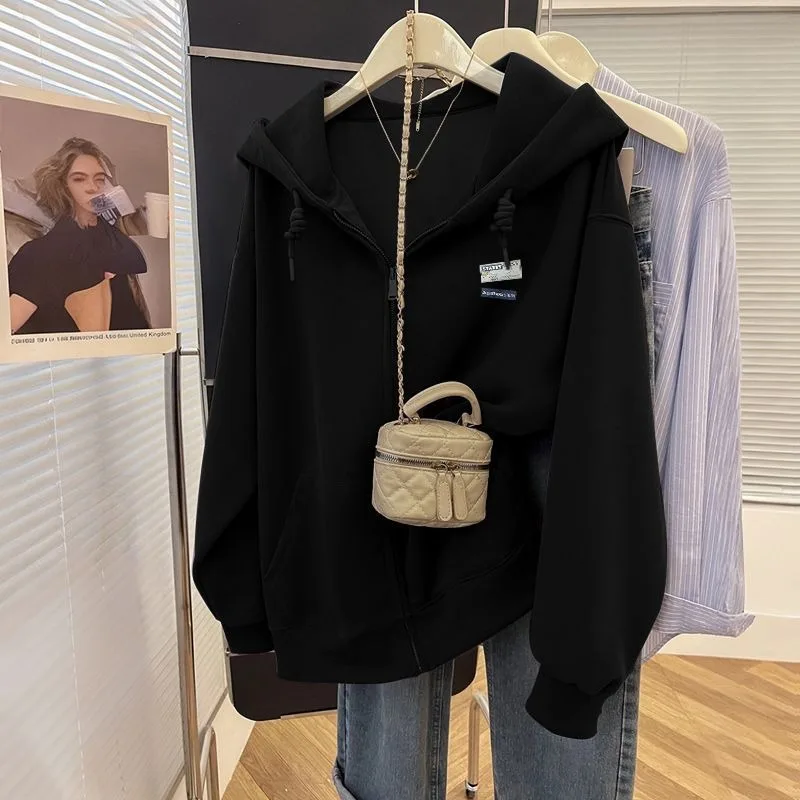 Повседневная толстовка с капюшоном для женщин, весна и осень, новый кардиган с капюшоном, топ, свободное тонкое пальто
Повседневная толстовка с капюшоном для женщин, весна и осень, новый кардиган с капюшоном, топ, свободное тонкое пальто