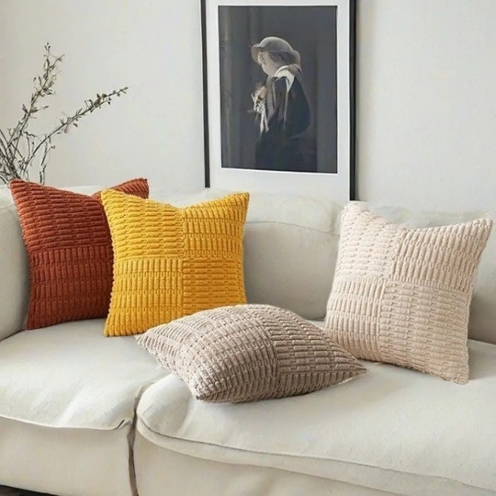 Super Soft Corduroy Pillow Cover Textured Wear Resistant Throw Pillow Covers Skin-friendly Comfortable Lumbar Pillow Cover
Super Soft Corduroy Pillow Cover Textured Wear Resistant Throw Pillow Covers Skin-friendly Comfortable Lumbar Pillow Cover