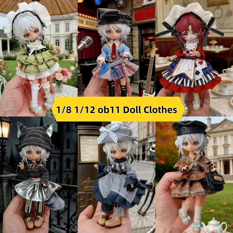 High Quality No Doll 11-17cm Bjd Clothes 1/8 1/12 Bjd Dress Up Set Ball Jointed Doll Bjd Full Set Clothes Accessories In Stock
High Quality No Doll 11-17cm Bjd Clothes 1/8 1/12 Bjd Dress Up Set Ball Jointed Doll Bjd Full Set Clothes Accessories In Stock