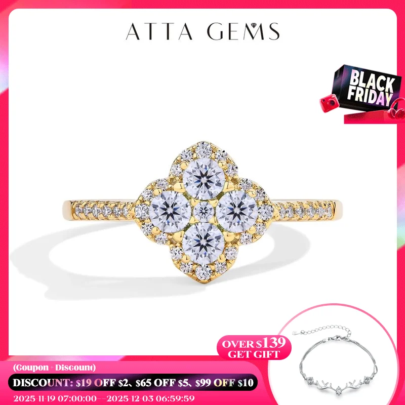 ATTAGEMS классические кольца с муассанитом для женщин, цвет D, VVS1, настоящее серебро 925 пробы, обручальное, свадебное, изысканные ювелирные изделия
ATTAGEMS классические кольца с муассанитом для женщин, цвет D, VVS1, настоящее серебро 925 пробы, обручальное, свадебное, изысканные ювелирные изделия