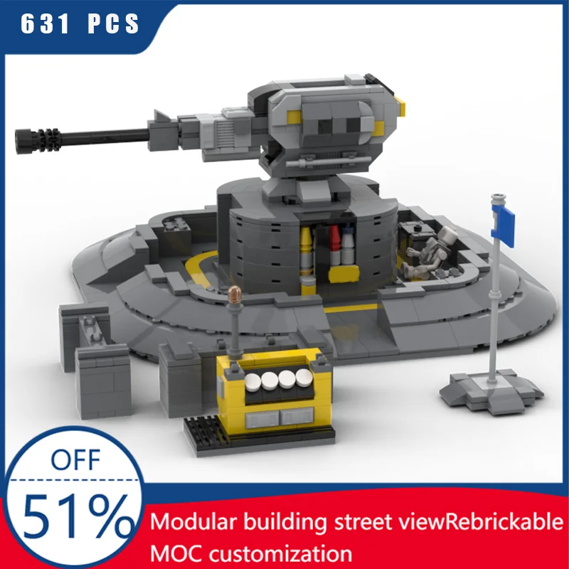 631 Parts MOC Star Battle Heavy Artillery Battery Model Building Blocks Bricks Diy Creative Assembly Educational Toys Kids Gifts
631 Parts MOC Star Battle Heavy Artillery Battery Model Building Blocks Bricks Diy Creative Assembly Educational Toys Kids Gifts