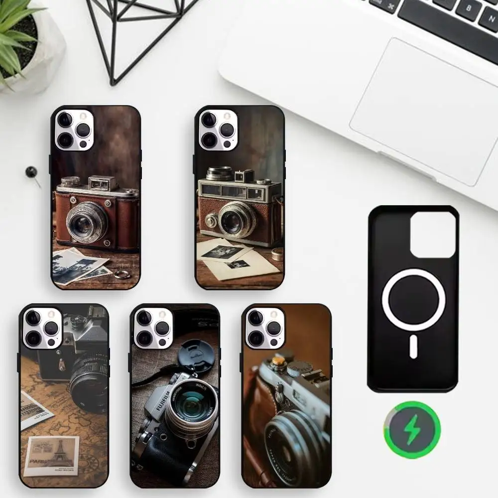 Retro Vintage Camera Phone Case For iPhone17,16,15,14,13,12,11 Max Black Wireless Charging Protecitve Cover
Retro Vintage Camera Phone Case For iPhone17,16,15,14,13,12,11 Max Black Wireless Charging Protecitve Cover