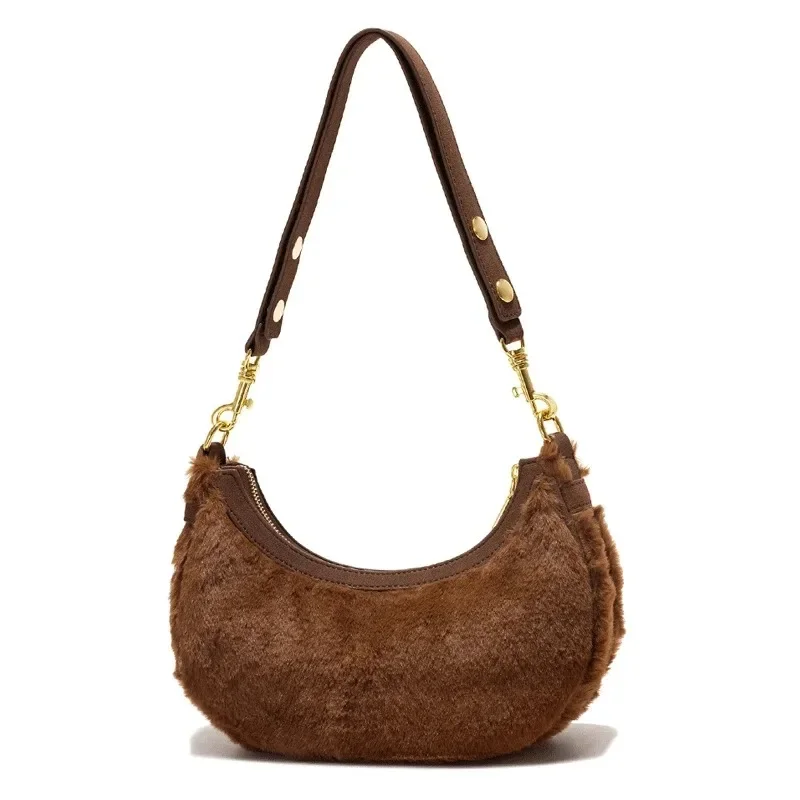 2025Winter New Niche Plush Underarm Selenodont Bag High-Grade Fashion All-Match Shoulder Crossbody Dumpling Bag
2025Winter New Niche Plush Underarm Selenodont Bag High-Grade Fashion All-Match Shoulder Crossbody Dumpling Bag