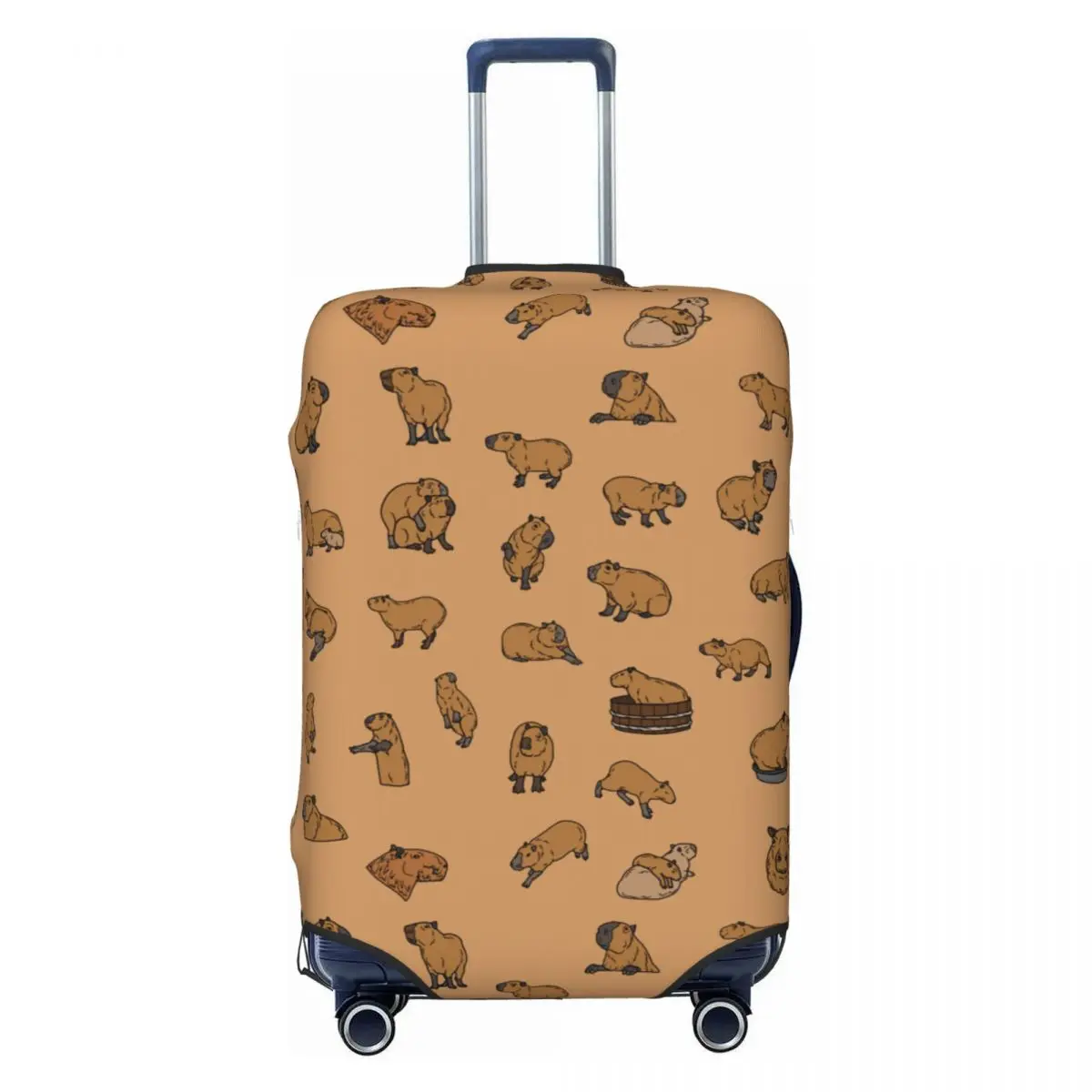 Custom Cute Capybaras Luggage Cover Protector Funny Animal Travel Suitcase Covers for 18-32 Inch
Custom Cute Capybaras Luggage Cover Protector Funny Animal Travel Suitcase Covers for 18-32 Inch