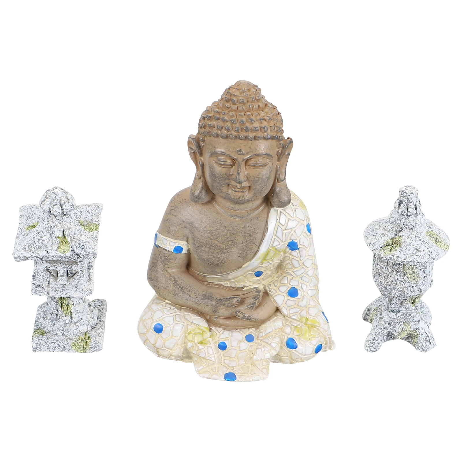 Mini Zen Buddha Statue Resin Material Garden naments Terrace Decoration Design Retro Decor
Mini Zen Buddha Statue Resin Material Garden naments Terrace Decoration Design Retro Decor