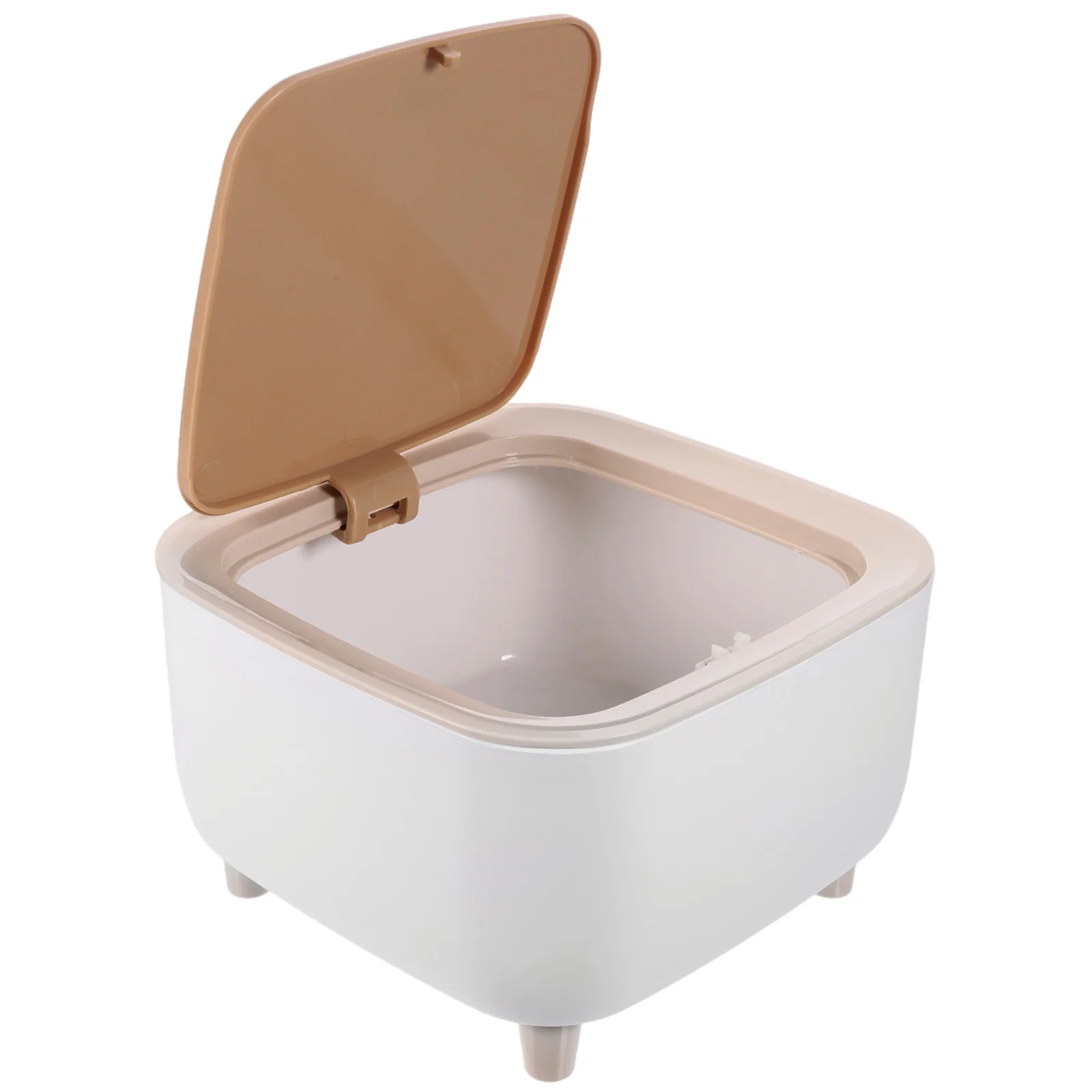 Mini Desktop Trash Can 2L Capacity Lid Push Garbage Container Waste Bucket Office Kitchen Bedroom Home Use Simple Design
Mini Desktop Trash Can 2L Capacity Lid Push Garbage Container Waste Bucket Office Kitchen Bedroom Home Use Simple Design