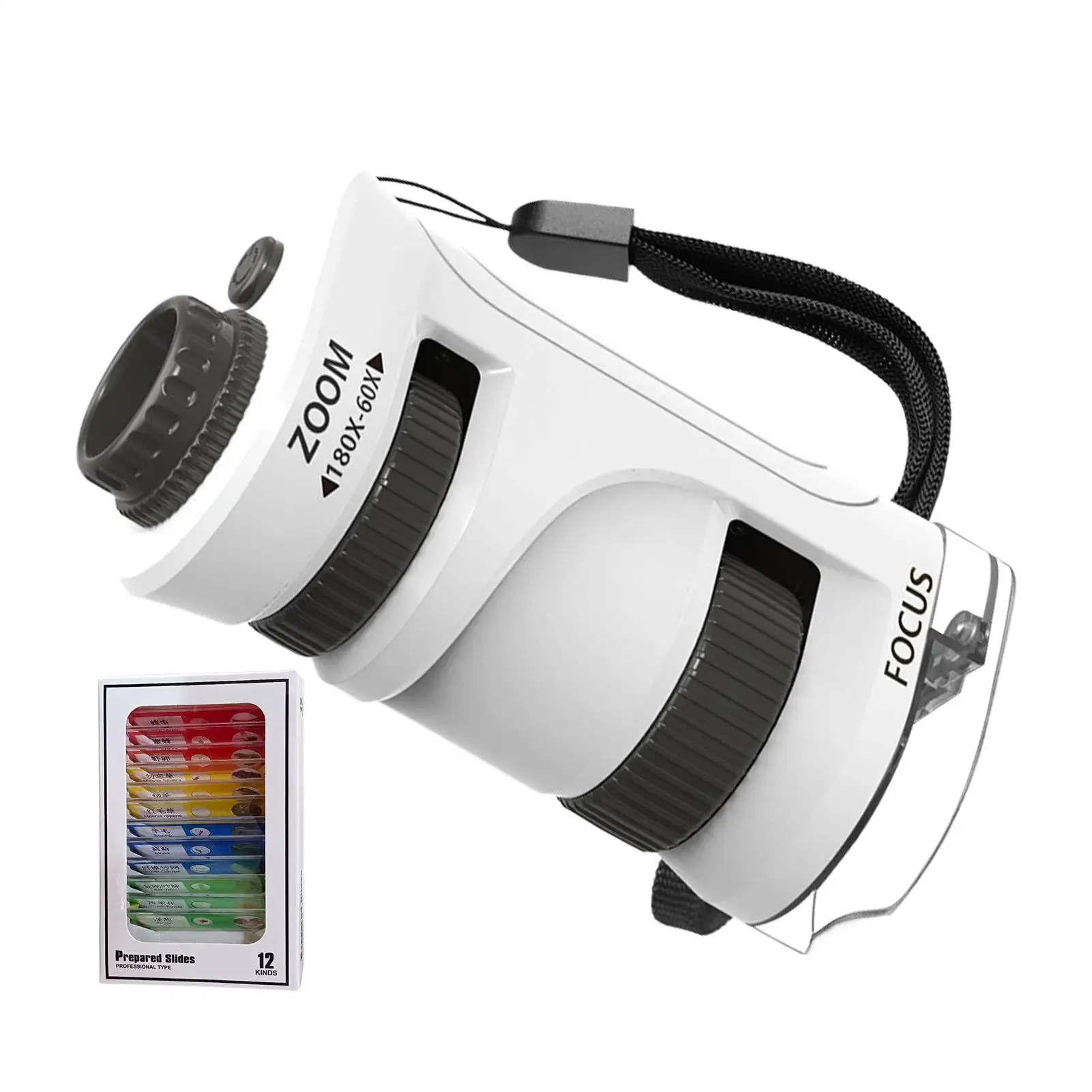 Kids Microscope 60-80X Zoom Microscope Magnifying With 12 Pieces Slides Educational Scientific Toy For Camping School Classroom
Kids Microscope 60-80X Zoom Microscope Magnifying With 12 Pieces Slides Educational Scientific Toy For Camping School Classroom