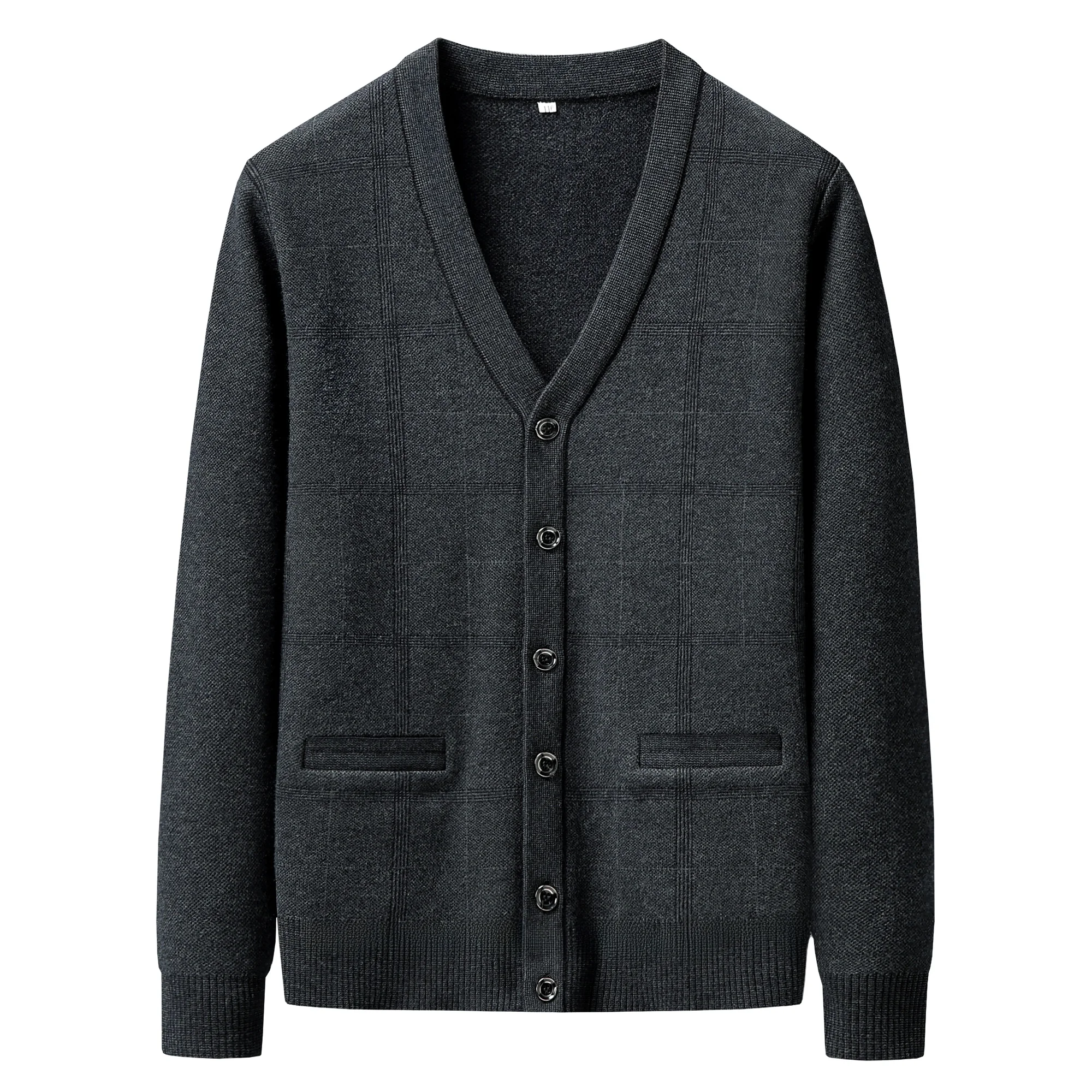 Мужской вязаный кардиган с V-образным вырезом в клетку, осенне-зимний, теплый, модный, ретро, фактурный, длинный, повседневный, нейлоновый свитер
Мужской вязаный кардиган с V-образным вырезом в клетку, осенне-зимний, теплый, модный, ретро, фактурный, длинный, повседневный, нейлоновый свитер