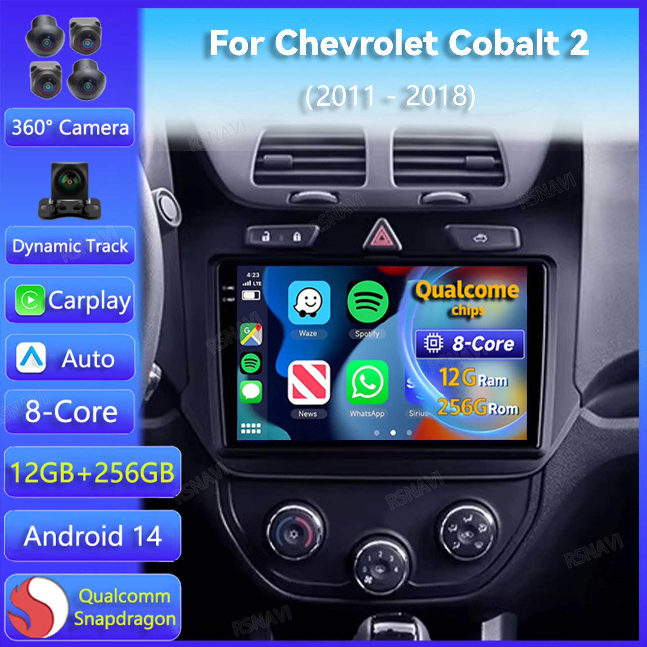 Android 14 Car Radio For Chevrolet Cobalt 2 2011 2012 - 2018 Carplay Auto GPS WIFI+4G BT Video 2Din Navigation Stereo Player DVD
Android 14 Car Radio For Chevrolet Cobalt 2 2011 2012 - 2018 Carplay Auto GPS WIFI+4G BT Video 2Din Navigation Stereo Player DVD