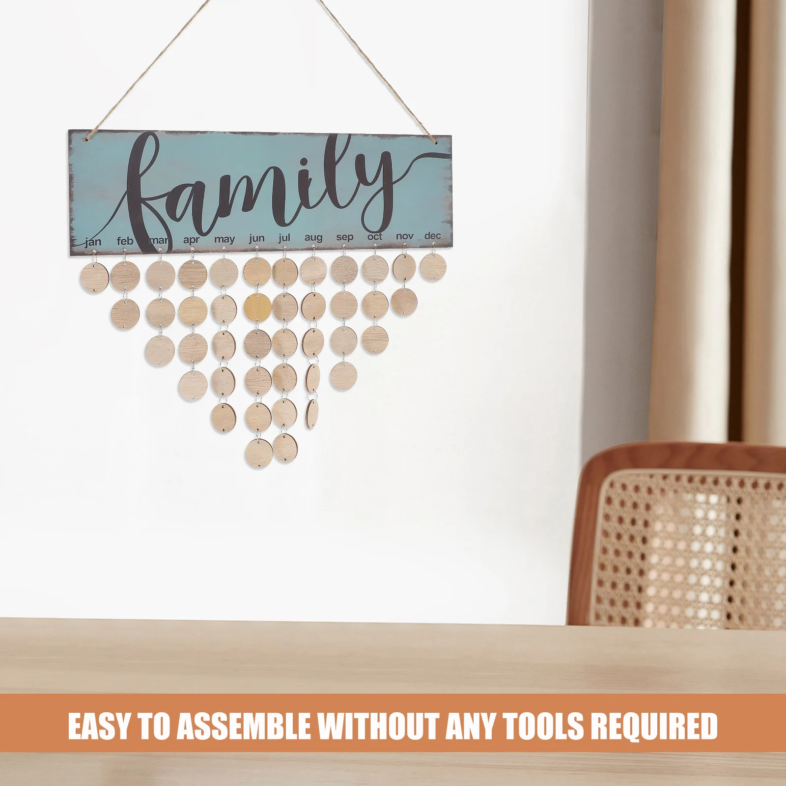 DIY Birthday Reminder Calendar Hanging Board Wooden Calendars Colorful Family Letters 40x12x0 5cm Wall Decor Easy System Great
DIY Birthday Reminder Calendar Hanging Board Wooden Calendars Colorful Family Letters 40x12x0 5cm Wall Decor Easy System Great