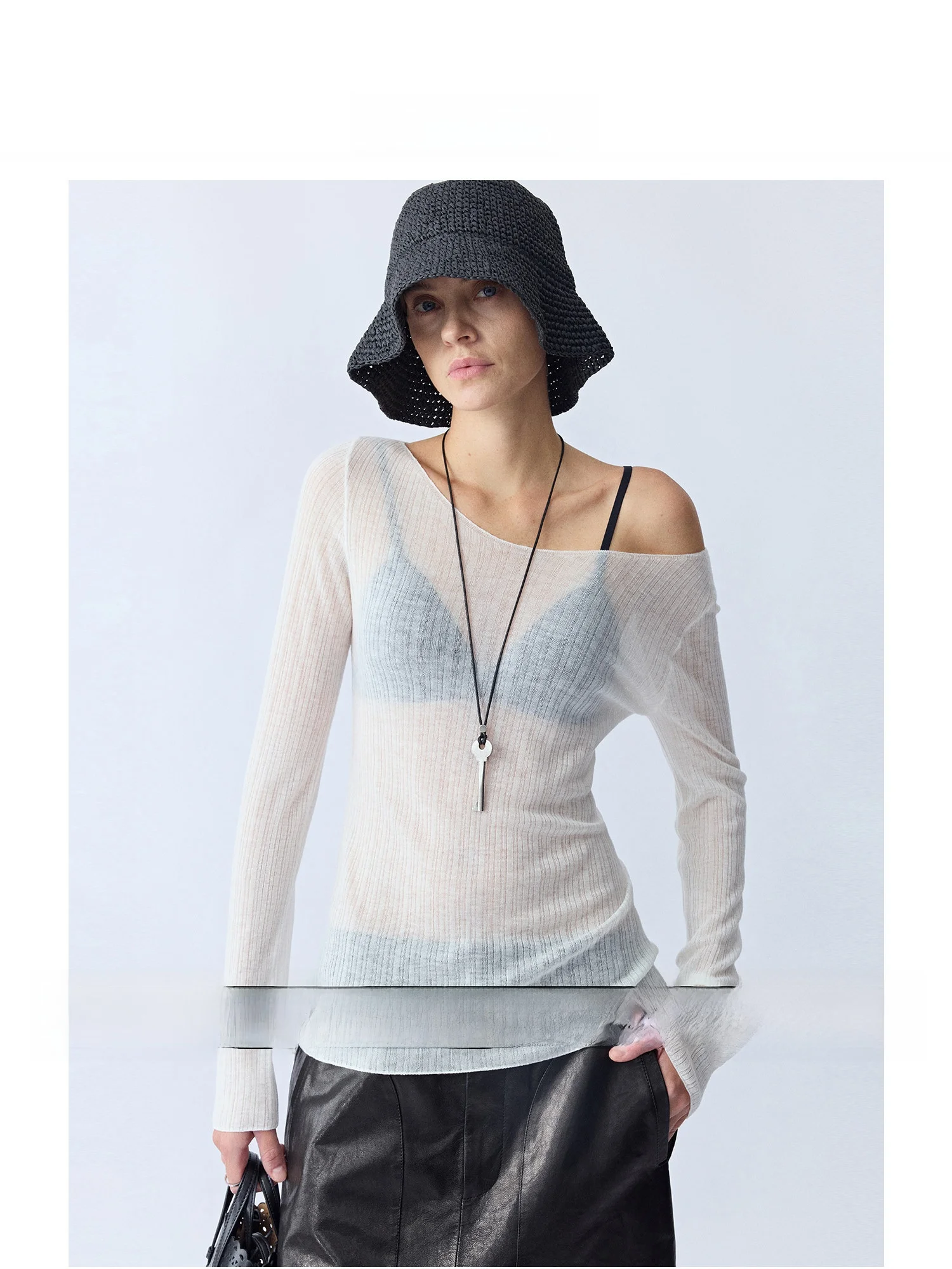 A0 Wool Knitted Sweater Lightweight Breathable Water Soluble Soft Touch Women's Faion Spring Season Simple Sle
A0 Wool Knitted Sweater Lightweight Breathable Water Soluble Soft Touch Women's Faion Spring Season Simple Sle