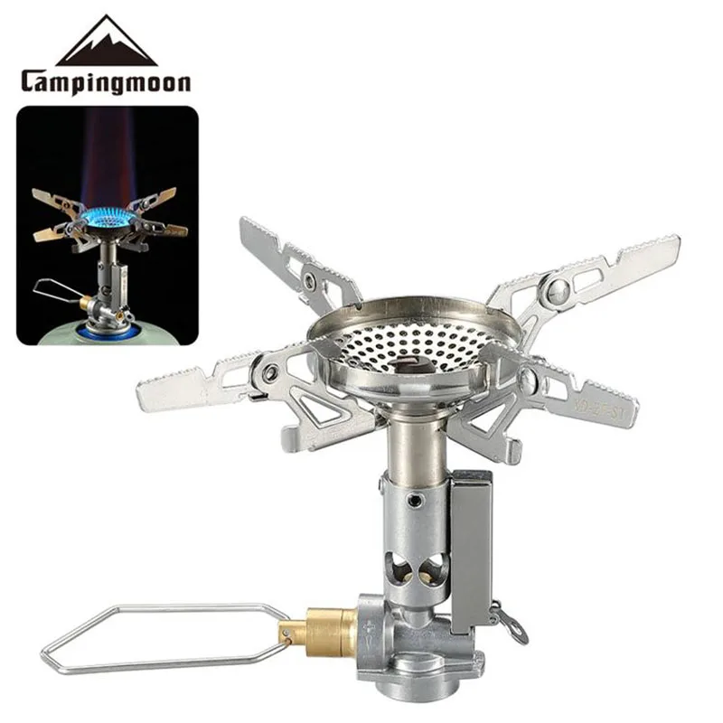 Газовая плита CAMPINGMOON для кемпинга, портативная, для приготовления пищи на природе, ракетная газовая плита
Газовая плита CAMPINGMOON для кемпинга, портативная, для приготовления пищи на природе, ракетная газовая плита