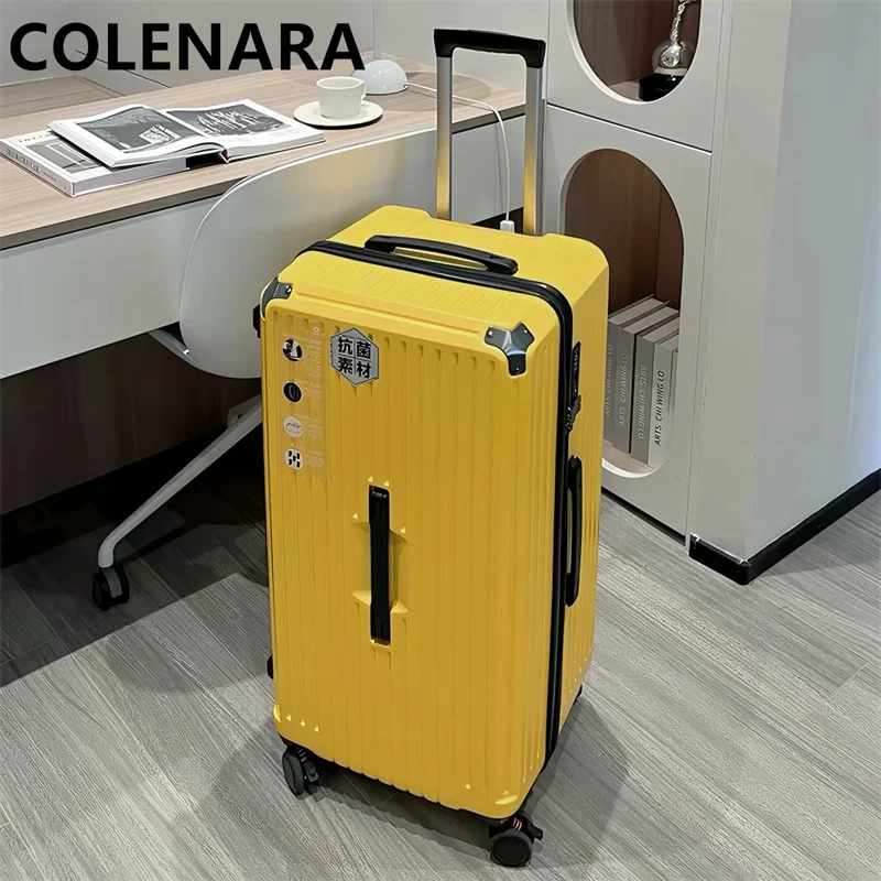 COLENARA 20"22"24"26"28"30"32"34 Inch Oversized Capacity Trolley Case Wheeled Suitcase Travel Bag Women's Rolling Luggage Bag
COLENARA 20"22"24"26"28"30"32"34 Inch Oversized Capacity Trolley Case Wheeled Suitcase Travel Bag Women's Rolling Luggage Bag