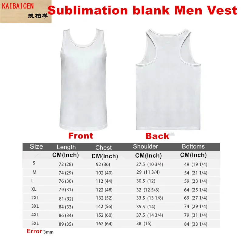 10PCS Sublimation Blank T-shirt Vest Child Men Heat Transfer Printing sublimation ink Crafts Kids Clothes Clothing
10PCS Sublimation Blank T-shirt Vest Child Men Heat Transfer Printing sublimation ink Crafts Kids Clothes Clothing