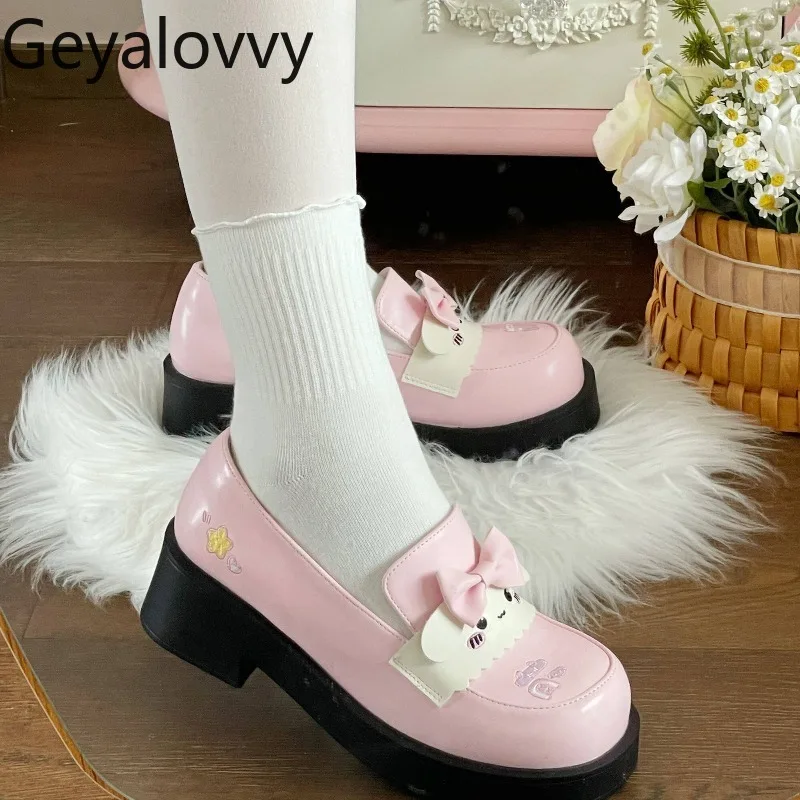 2026 New Japanese Style Uniform Original Jk Leather Shoes Sweet Cute Girls Versatile Daily Cartoon Bow Round Toe Shoes
2026 New Japanese Style Uniform Original Jk Leather Shoes Sweet Cute Girls Versatile Daily Cartoon Bow Round Toe Shoes