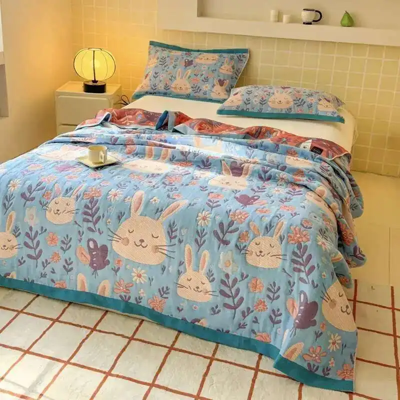 1pc 100% Cotton Cartoon Thread Blanket For Summer, Soft Plaids For Sofa Single/Queen Size Soft Plaids For Sofa Cotton Bedspreads
1pc 100% Cotton Cartoon Thread Blanket For Summer, Soft Plaids For Sofa Single/Queen Size Soft Plaids For Sofa Cotton Bedspreads