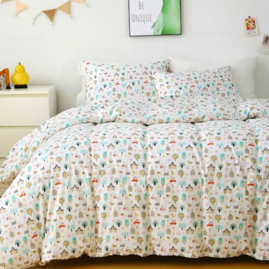 Duvet Cover for Cartoon 100% Cotton ' Duvet Cover Sets Farm House Car Patterned Duvet Cover Ultra Soft Breathable Cute Toddler
Duvet Cover for Cartoon 100% Cotton ' Duvet Cover Sets Farm House Car Patterned Duvet Cover Ultra Soft Breathable Cute Toddler