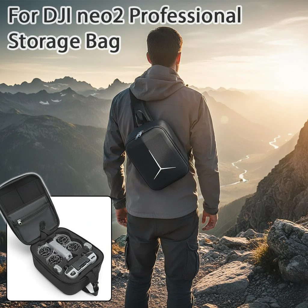 For DJI Neo 2/RC N3 Storage Bag Shoulder Bag Travel Outdoors Portable Carrying Case Handbag For DJI Neo 2 Drone Accessories
For DJI Neo 2/RC N3 Storage Bag Shoulder Bag Travel Outdoors Portable Carrying Case Handbag For DJI Neo 2 Drone Accessories