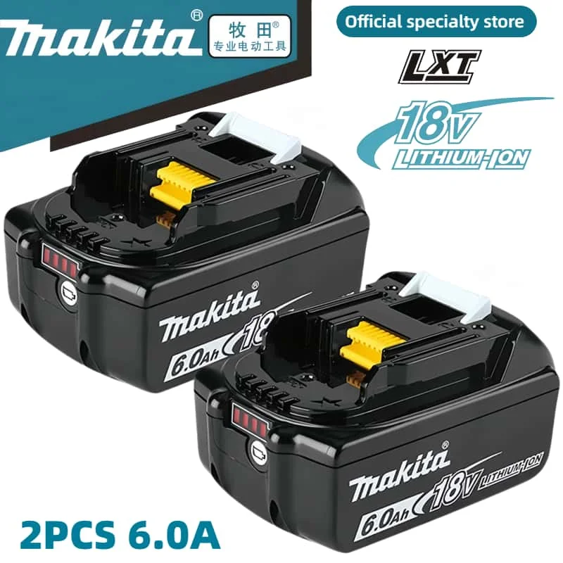 Makita Genuine 18V Battery 6Ah Rechargeable Power Tools Battery 18V Makita with LED Li-ion Replacement LXT BL1860B BL1830 BL1850
Makita Genuine 18V Battery 6Ah Rechargeable Power Tools Battery 18V Makita with LED Li-ion Replacement LXT BL1860B BL1830 BL1850