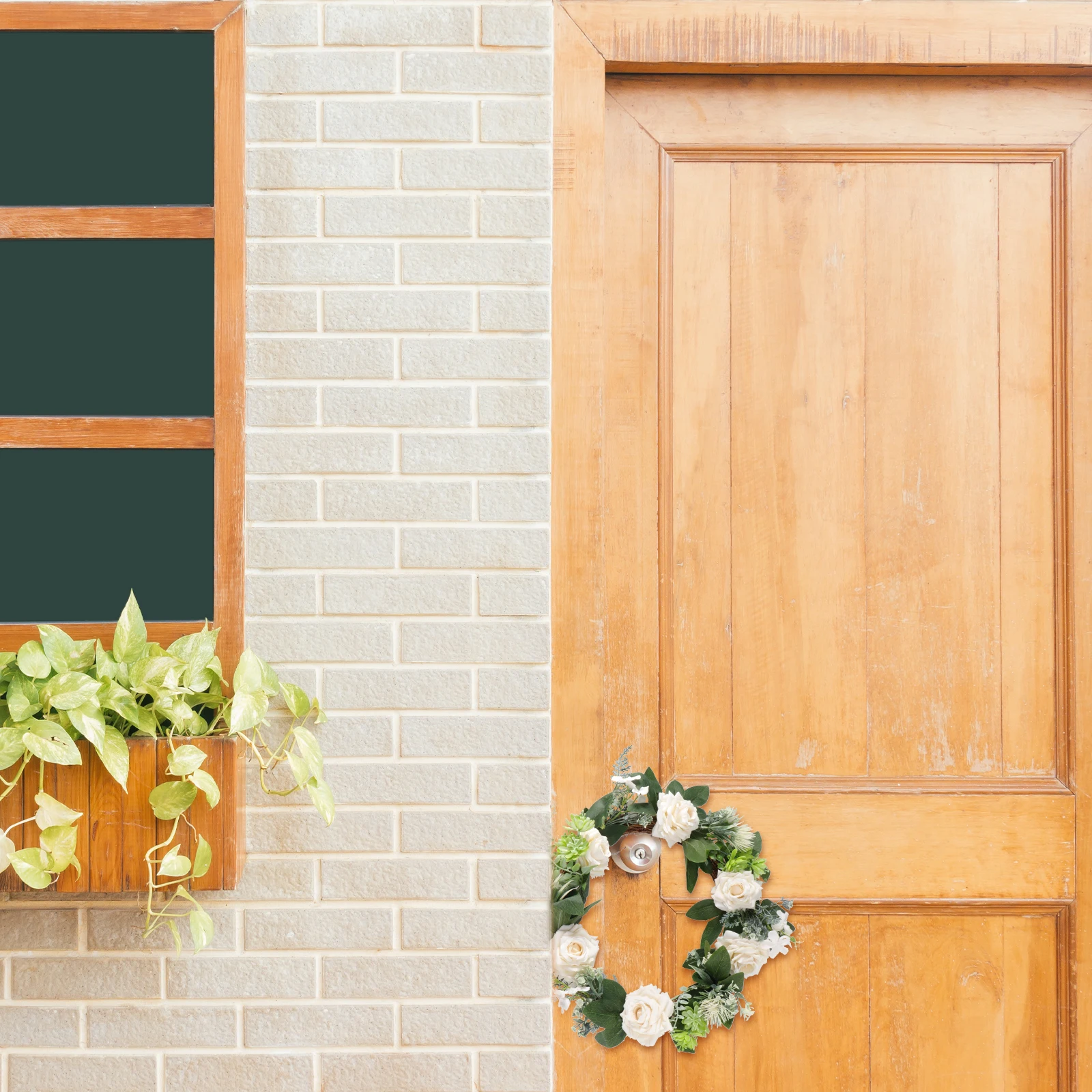 White Rose Decor Fresh Natural Wall Door Wreath Vivid Romantic Flowers Textile Home Decor Elegant Durability
White Rose Decor Fresh Natural Wall Door Wreath Vivid Romantic Flowers Textile Home Decor Elegant Durability