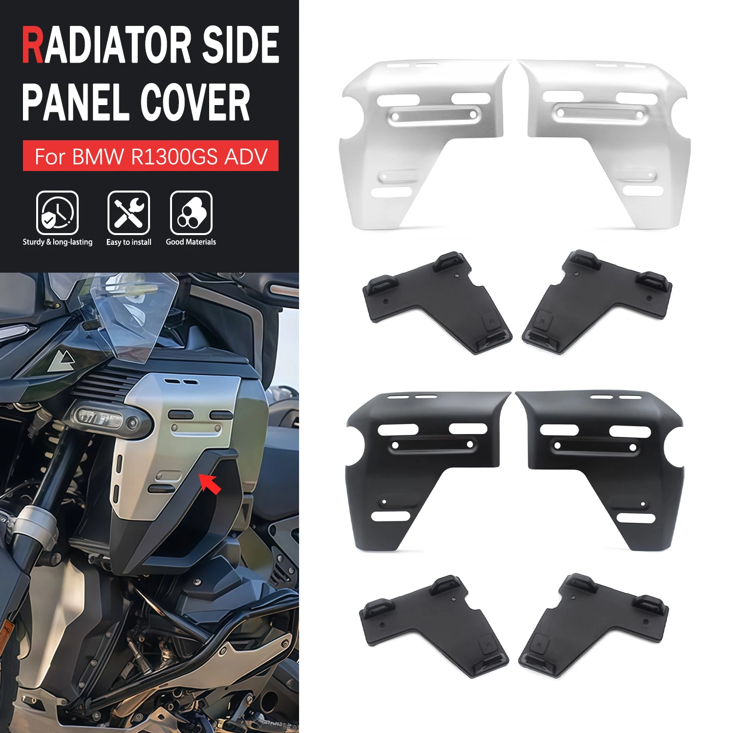 For BMW R1300GS Adventure R 1300 GS ADV 2024 2025 2026 Motorcycle Accessories Radiator Side Panels Water Tank Cover Fairings
For BMW R1300GS Adventure R 1300 GS ADV 2024 2025 2026 Motorcycle Accessories Radiator Side Panels Water Tank Cover Fairings
