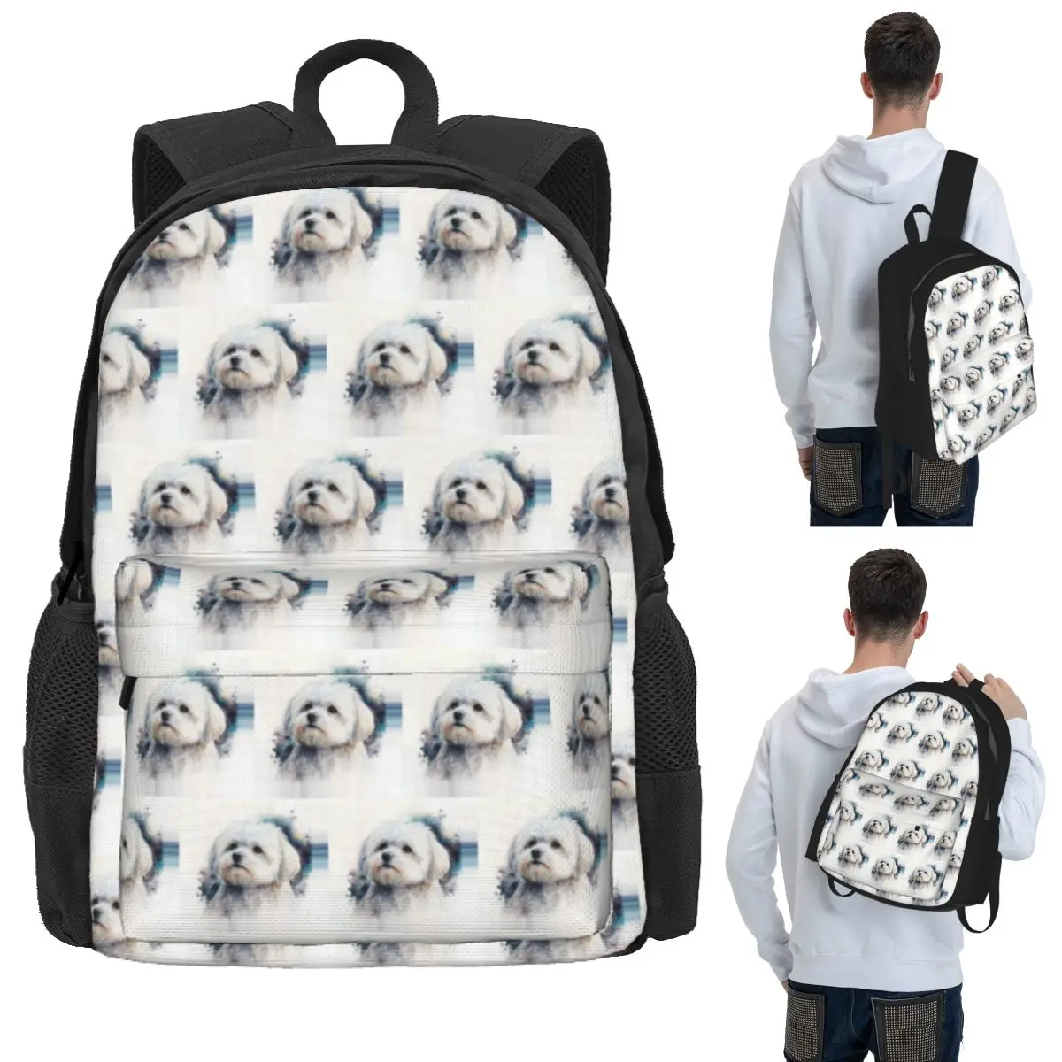 Maltese Dog Art Student Backpack School Bag Hiking Travel Daypack for Boys Girls Bookbag Shoulder Bags
Maltese Dog Art Student Backpack School Bag Hiking Travel Daypack for Boys Girls Bookbag Shoulder Bags