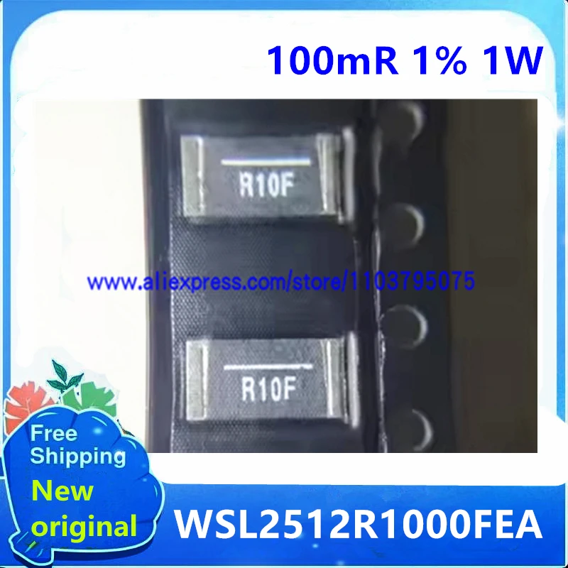 10PCS/LOT WSL2512R1000FEA 2512 Screen printing R10F Patch Resistance 100mR 1% 1W 100% New original stock
10PCS/LOT WSL2512R1000FEA 2512 Screen printing R10F Patch Resistance 100mR 1% 1W 100% New original stock