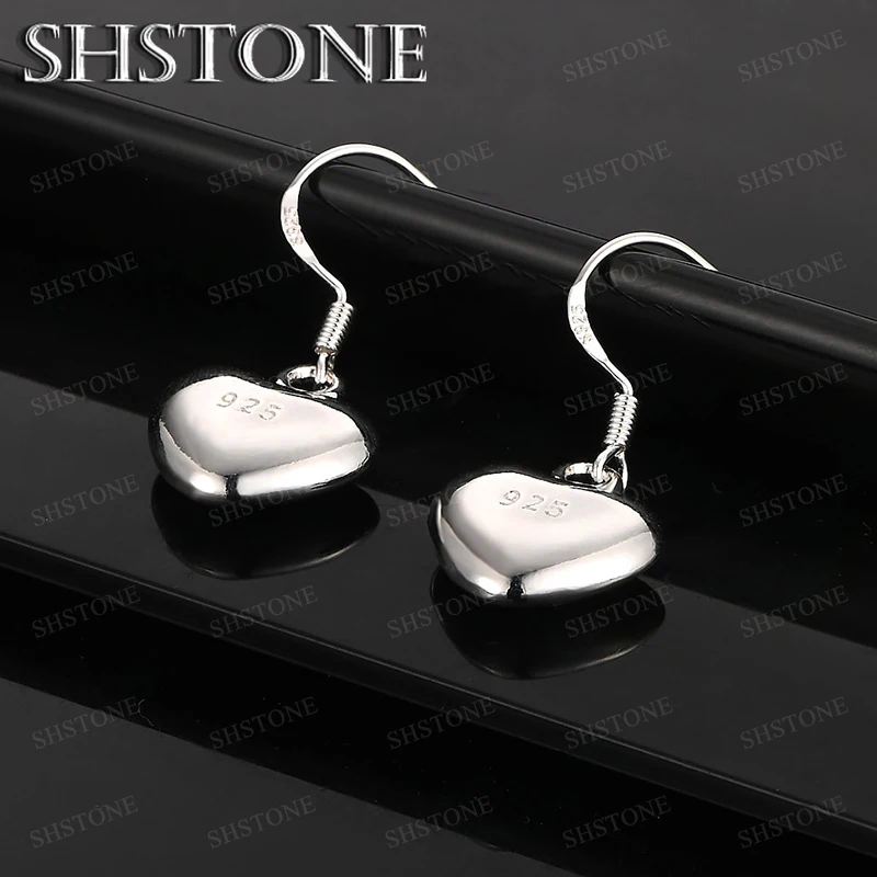 925 Sterling Silver Earrings For Women Fashion Party Romantic Engagement Wedding Jewelry Accessories Heart Drop Earring Sweet
925 Sterling Silver Earrings For Women Fashion Party Romantic Engagement Wedding Jewelry Accessories Heart Drop Earring Sweet