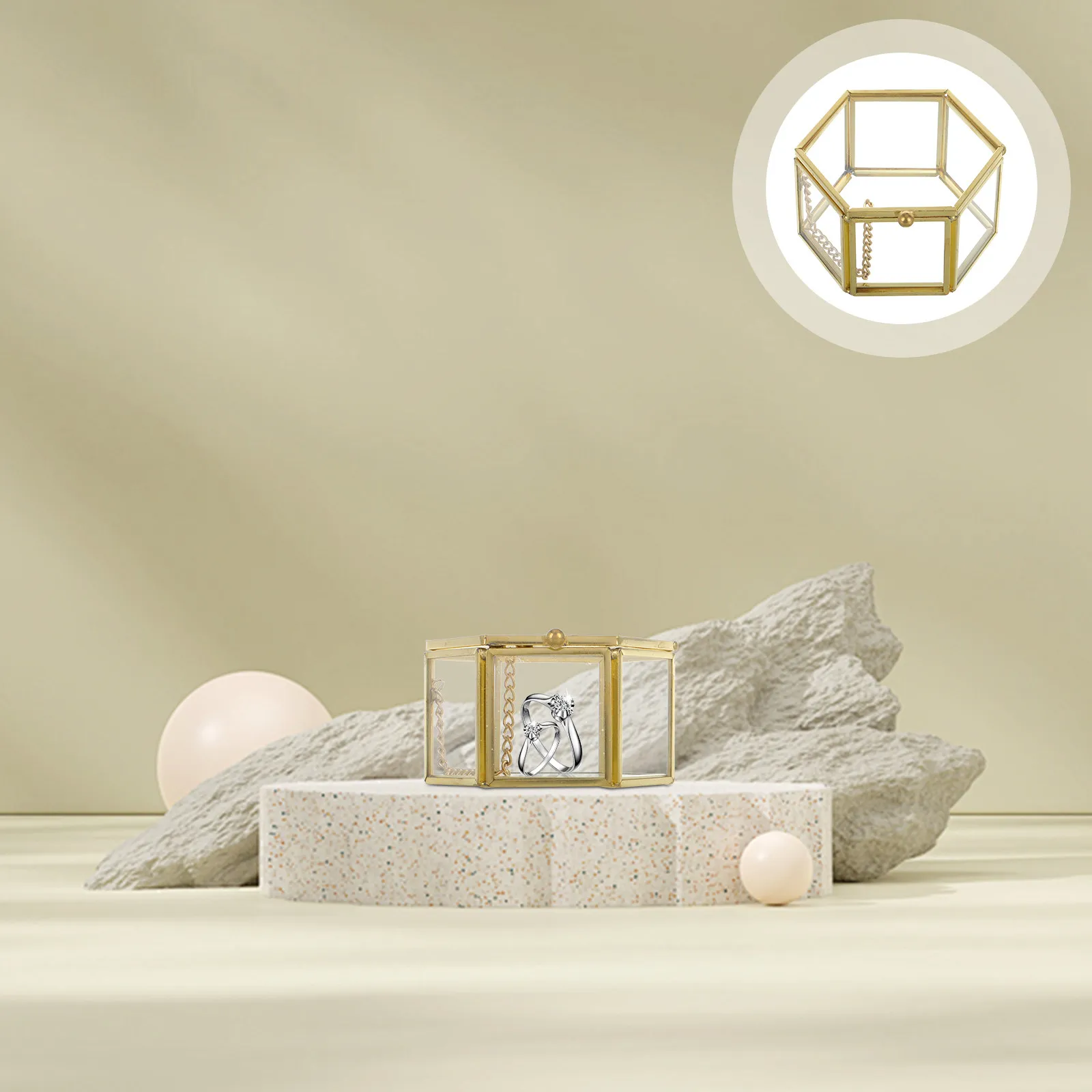Hexagon Geometric Ring Box Luxury Noble Color Unique Wedding Favor Jewelry Storage Display for Rings Earrings Necklaces
Hexagon Geometric Ring Box Luxury Noble Color Unique Wedding Favor Jewelry Storage Display for Rings Earrings Necklaces