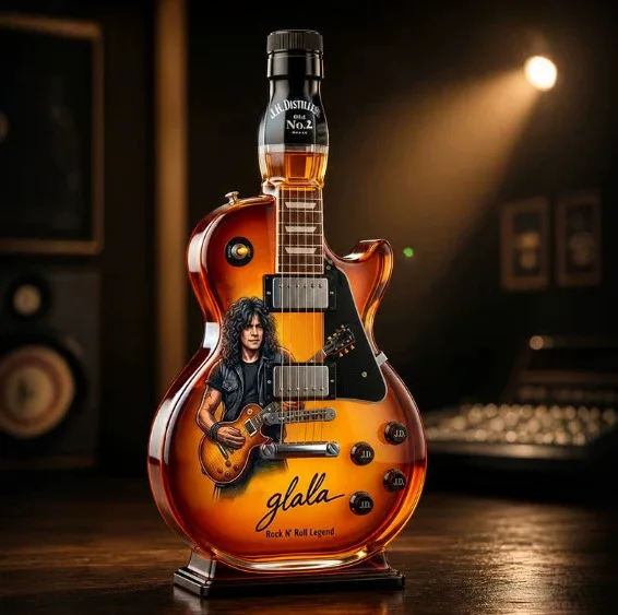 PYH modern simple light luxury ornament rock band guitar shape red wine bottle whiskey foreign wine bottle
PYH modern simple light luxury ornament rock band guitar shape red wine bottle whiskey foreign wine bottle