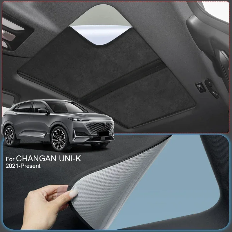Car Suede Fabric Anti-uv For CHANGAN UNI-K 2021-Present Electrostatic Adsorption Sunroof Sunshade Auto Heat Insulation Skylight
Car Suede Fabric Anti-uv For CHANGAN UNI-K 2021-Present Electrostatic Adsorption Sunroof Sunshade Auto Heat Insulation Skylight