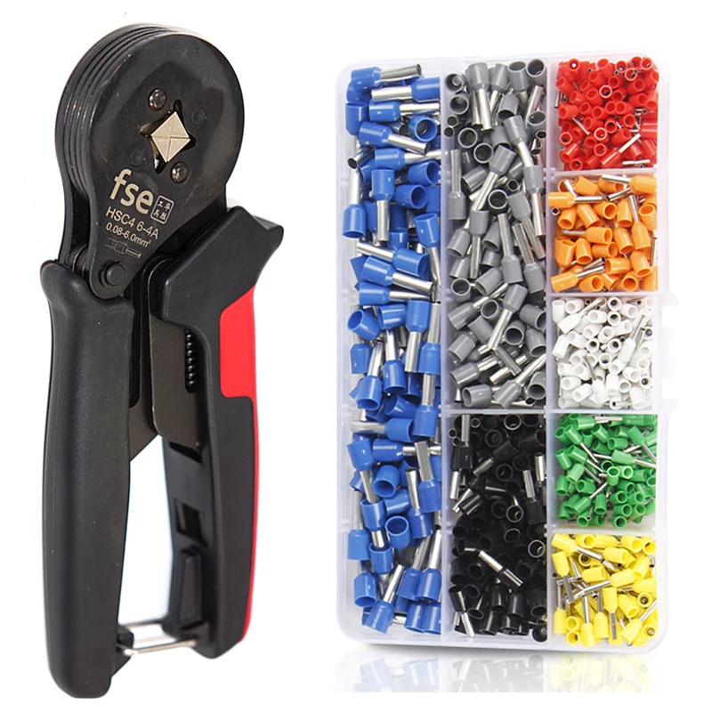 Ferrule Crimping Tools Wire Pliers - 800PCS Wire Ferrules with Crimpers Pliers Kit for Adjustable Ratchet Tools with Terminals
Ferrule Crimping Tools Wire Pliers - 800PCS Wire Ferrules with Crimpers Pliers Kit for Adjustable Ratchet Tools with Terminals