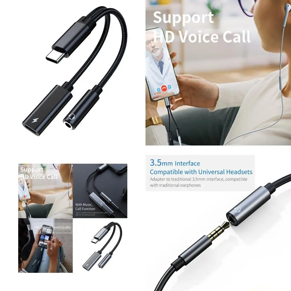 Многофункциональный адаптер для звука и зарядного устройства M5TD типа C до 3,5 мм, портативный адаптер Tye C, алюминиевый для
Многофункциональный адаптер для звука и зарядного устройства M5TD типа C до 3,5 мм, портативный адаптер Tye C, алюминиевый для